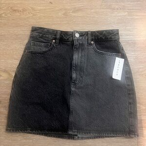 NWT PacSun Charcoal Two Tone Mini Skirt Womens size small